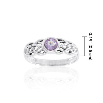 Celtic Knotwork Knots Sterling Silver Ring TR1742 - Jewelry